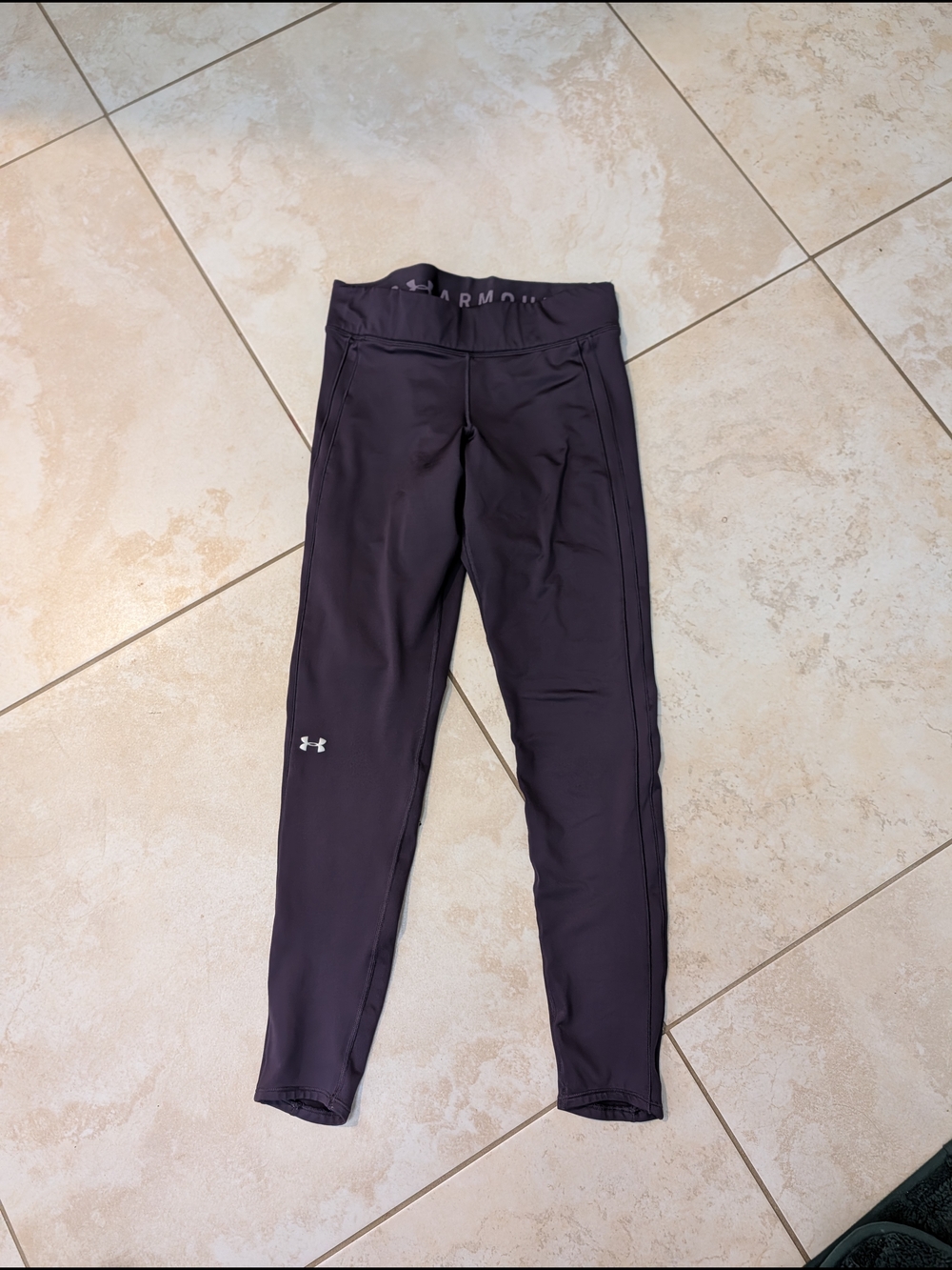 Under Armour Deep Purple Performance Leggings